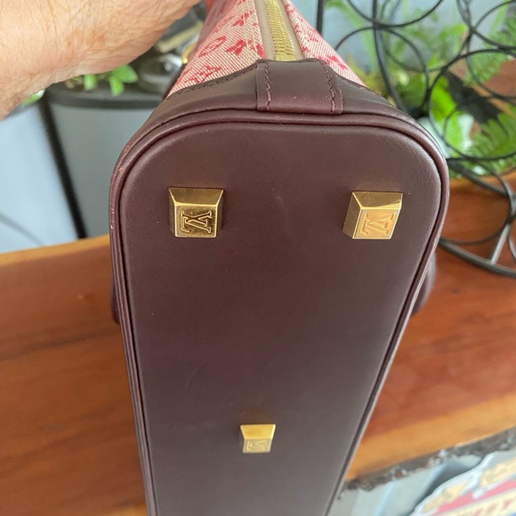 Louis Vuitton Vintage Monogram Mini Lin Alma Haut Satchel W/COA - Picture 7 of 16